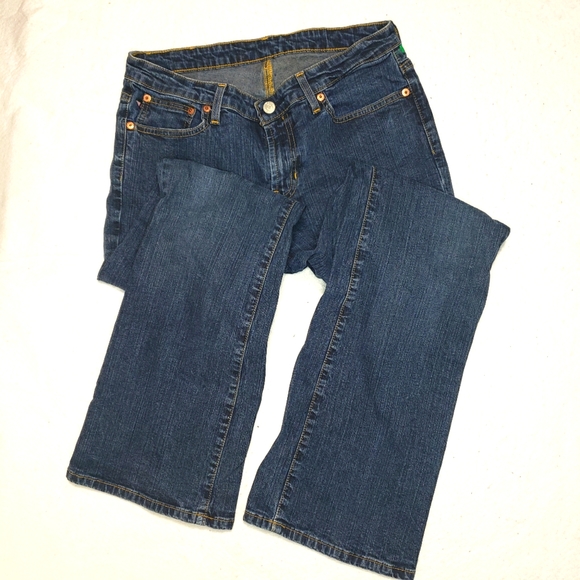 Ralph Lauren Woman's Blue Stretch Kelly Jeans Size 8x30 - Picture 3 of 16